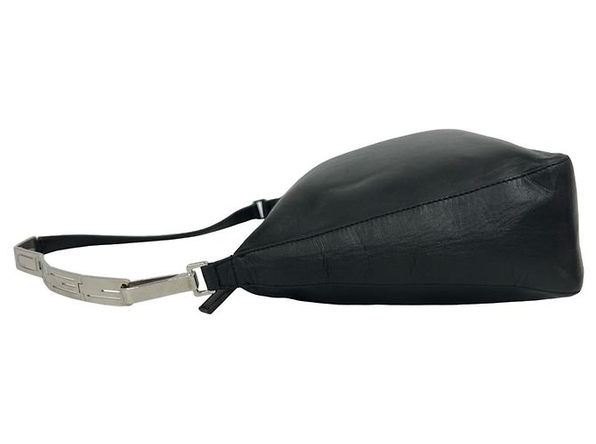 Fendi Schultertasche aus schwarzem Leder - Ansicht 5