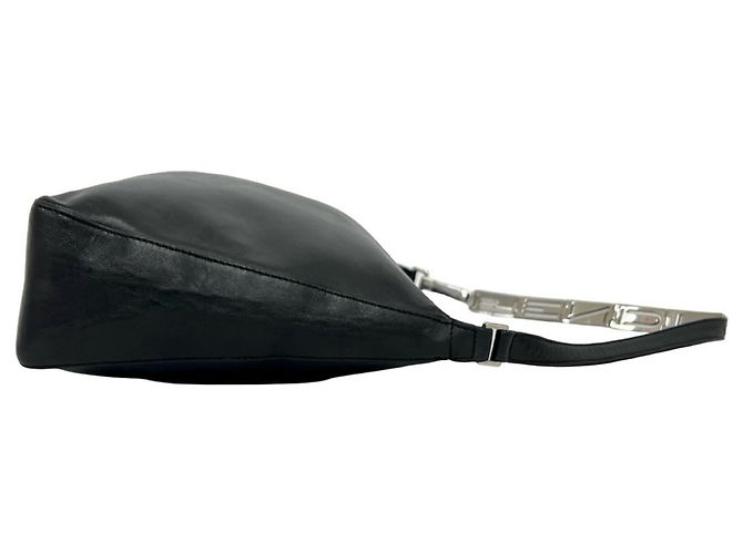 Fendi Schultertasche aus schwarzem Leder - Ansicht 6
