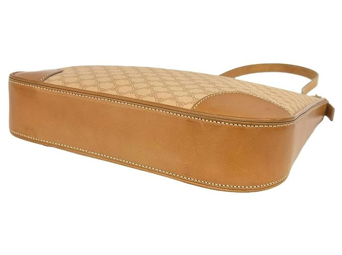 Céline CELINE Macadam Blazon Muster Leder Semi-One Shoulder Tasche - Ansicht 8
