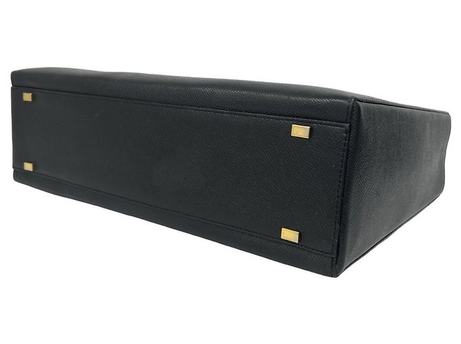 Céline Sac à épaule 2-Way en cuir noir Celine - vue 8