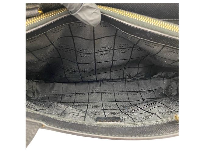 Céline Sac à épaule 2-Way en cuir noir Celine - vue 9