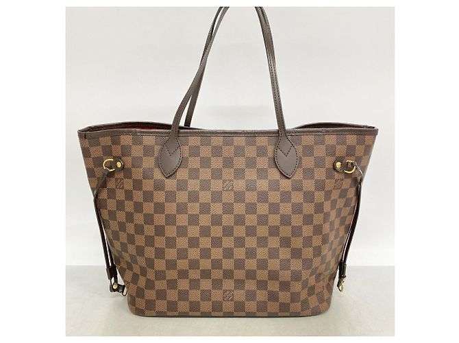 Sac Cabas Louis Vuitton Damier Neverfull MM N41358 Ebene - vue 11