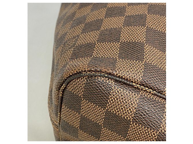 Sac Cabas Louis Vuitton Damier Neverfull MM N41358 Ebene - vue 7
