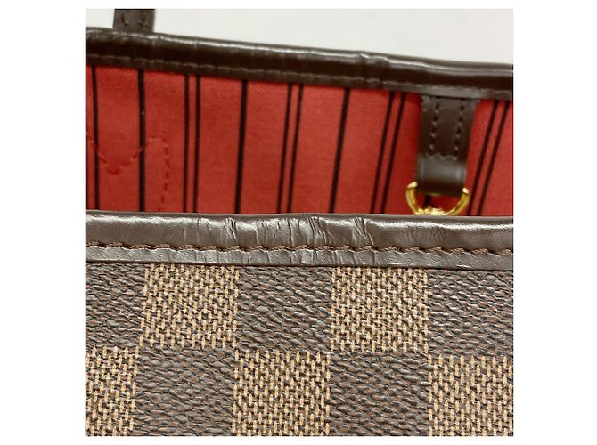 Sac Cabas Louis Vuitton Damier Neverfull MM N41358 Ebene - vue 8