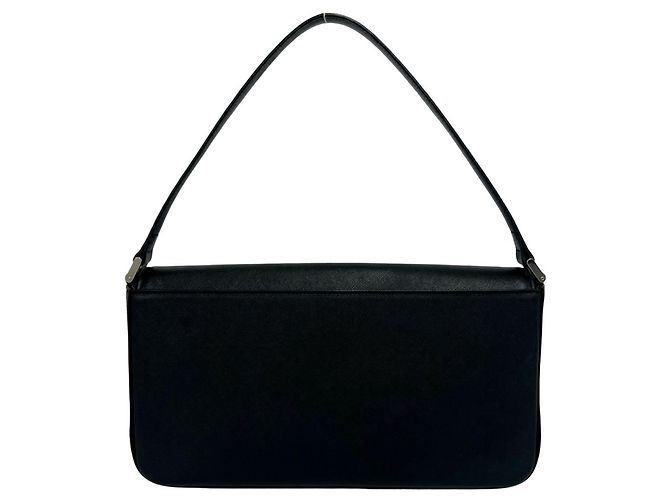 Burberry Handtasche aus schwarzem Leder - Ansicht 3