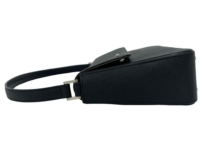 Burberry Handtasche aus schwarzem Leder - Ansicht 5