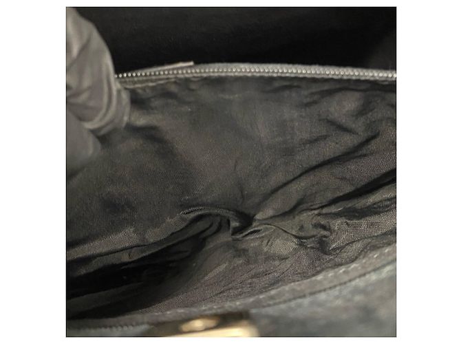 Bolsa de ombro em couro com logo Bamboo Gucci - vista 10