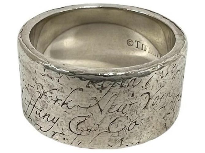 Autre Marque Anello a Fascia Tiffany Vintage Notes - vista 5