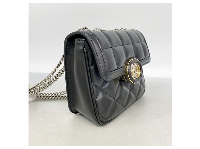 Bolso de hombro Gucci de piel negra - vista 2