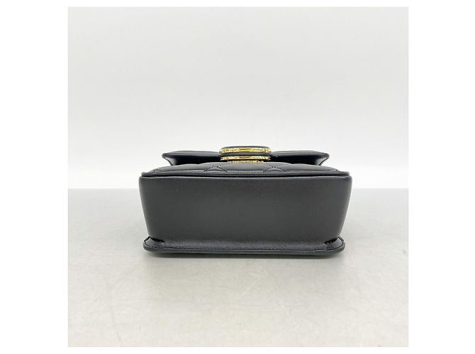 Bolso de hombro Gucci de piel negra - vista 3