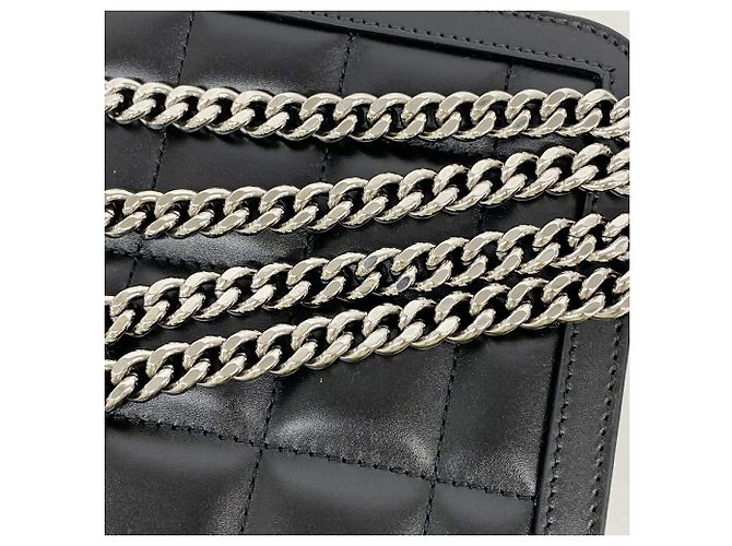 Bolso de hombro Gucci de piel negra - vista 8