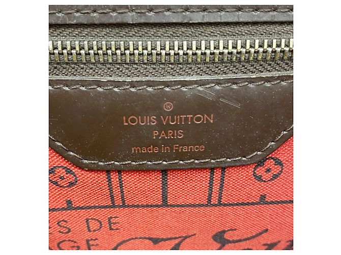 Bolso Tote Louis Vuitton Damier Neverfull MM N51105 Ebene - vista 5
