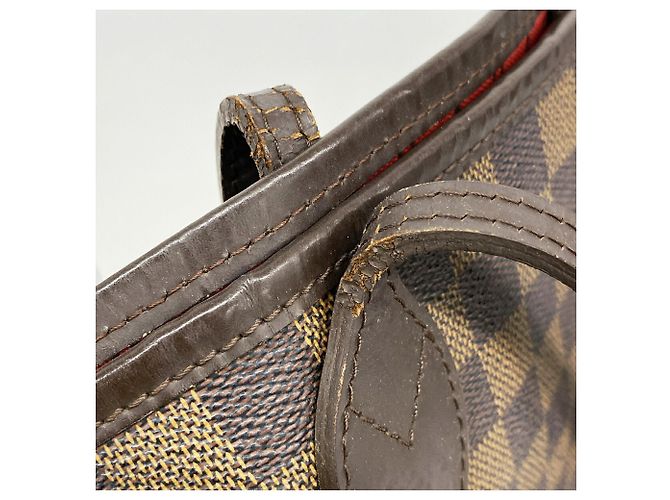 Bolso Tote Louis Vuitton Damier Neverfull MM N51105 Ebene - vista 8