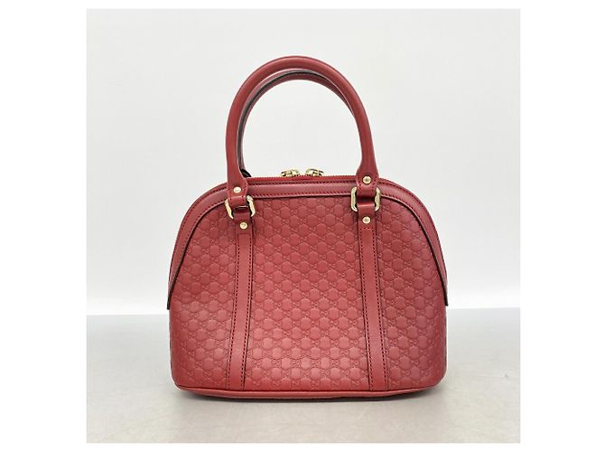 Sac à main Gucci Microguccissima en Bordeaux - vue 11