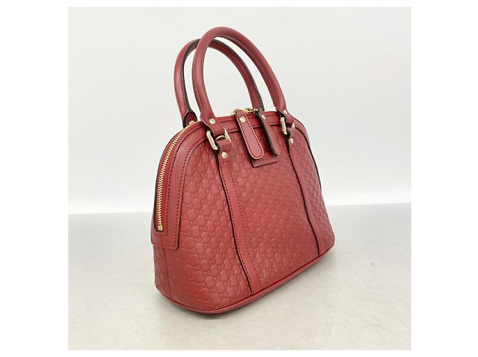 Sac à main Gucci Microguccissima en Bordeaux - vue 2