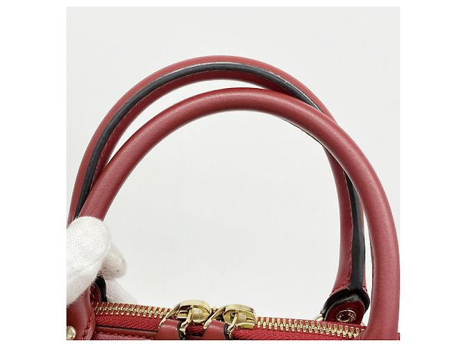 Sac à main Gucci Microguccissima en Bordeaux - vue 8