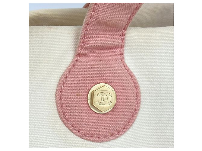 Chanel Marshmallow Canvas Handbag - view 11