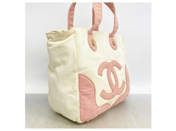 Chanel Marshmallow Canvas Handbag - view 2