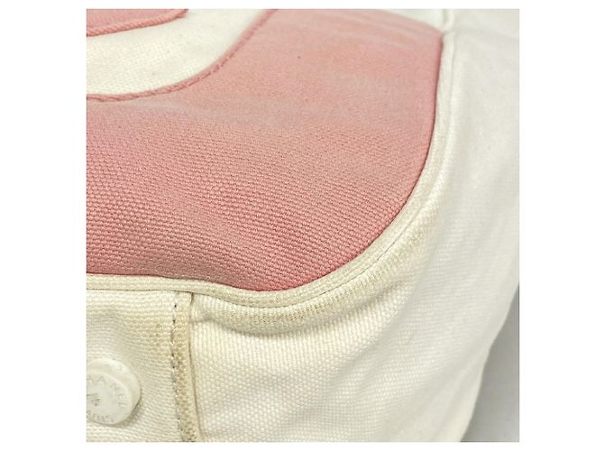Chanel Marshmallow Canvas Handbag - view 7