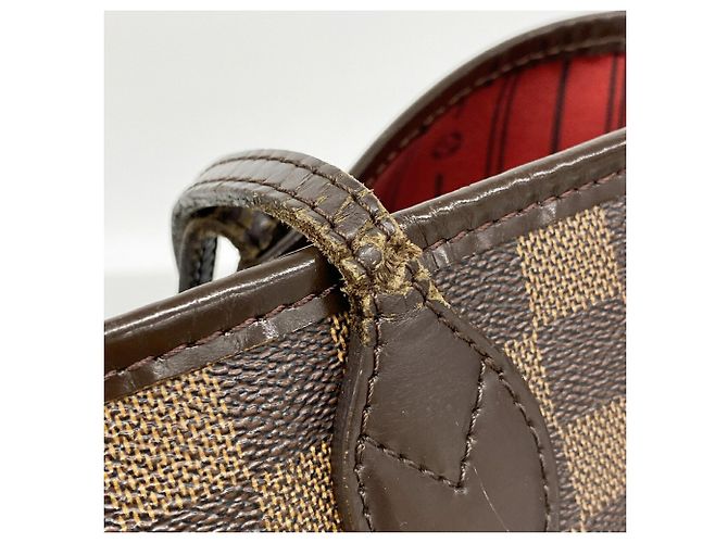 Bolso Tote Louis Vuitton Damier Neverfull MM - Ebene - vista 11
