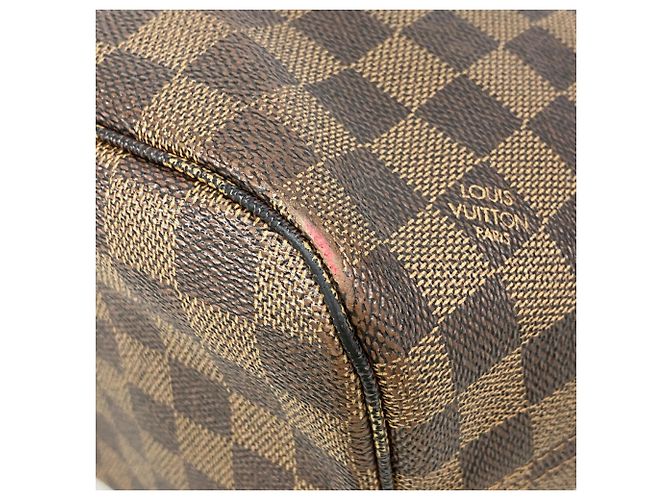 Bolso Tote Louis Vuitton Damier Neverfull MM - Ebene - vista 13
