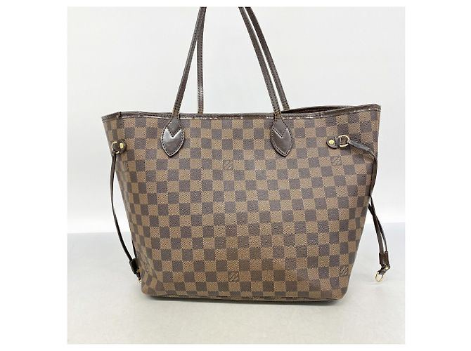 Bolso Tote Louis Vuitton Damier Neverfull MM - Ebene - vista 14