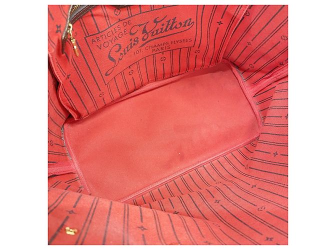 Bolso Tote Louis Vuitton Damier Neverfull MM - Ebene - vista 4