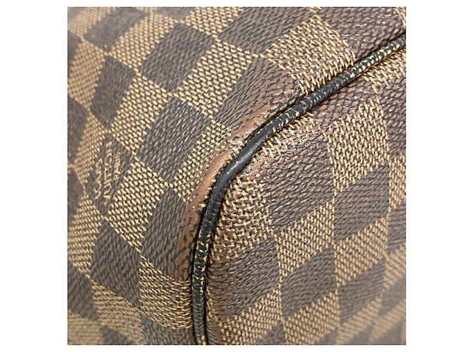 Bolso Tote Louis Vuitton Damier Neverfull MM - Ebene - vista 9