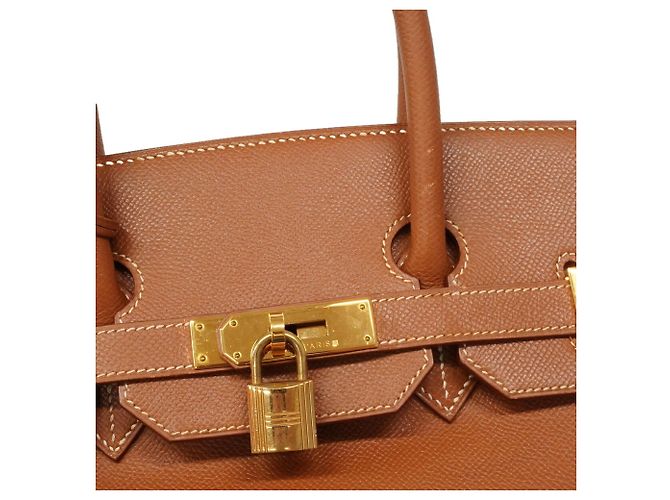 Hermès Sac à main Hermes Birkin 35 en Gold - vue 12