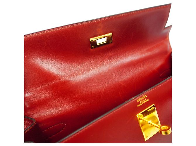 Hermès Borsa Hermes Kelly 32 Box Calf - vista 11