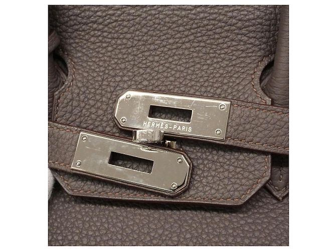 Hermès Borsa Hermes Birkin 30 in pelle Togo - vista 10