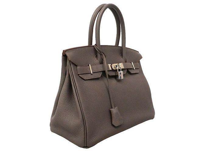 Hermès Borsa Hermes Birkin 30 in pelle Togo - vista 2