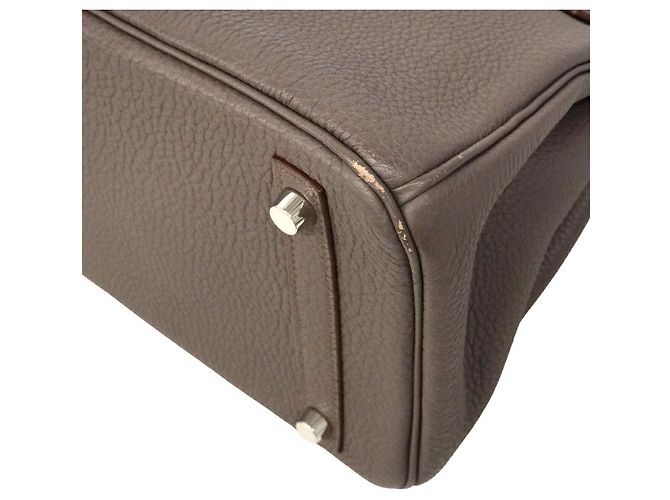 Hermès Borsa Hermes Birkin 30 in pelle Togo - vista 6