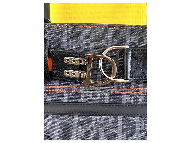 Borsa tote Dior Monogram Flight in tela rivestita e pelle - vista 2