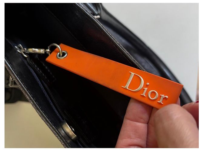 Borsa tote Dior Monogram Flight in tela rivestita e pelle - vista 9