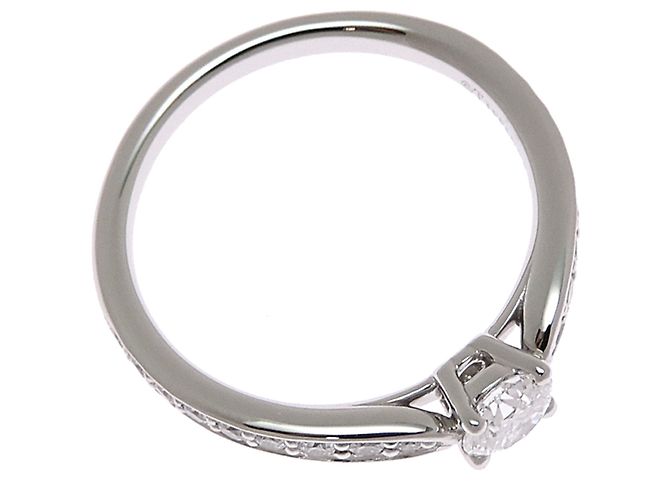 Autre Marque Anello Tiffany & Co. Harmony Half Eternity in Platino 950 e Diamanti - vista 3