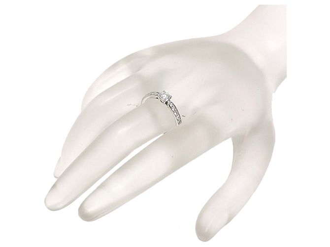 Autre Marque Anello Tiffany & Co. Harmony Half Eternity in Platino 950 e Diamanti - vista 7