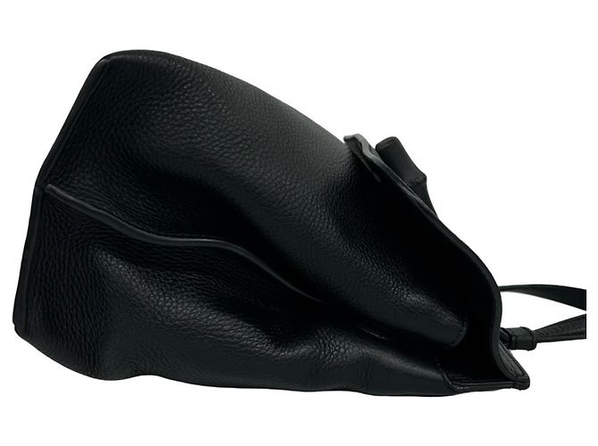 Borsa a tracolla 2 vie GUCCI Daily Bamboo in pelle - vista 6