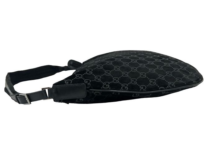 Borsa in camoscio Gucci GG Pattern - vista 5