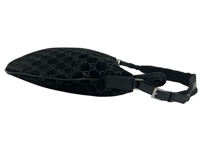 Borsa in camoscio Gucci GG Pattern - vista 6