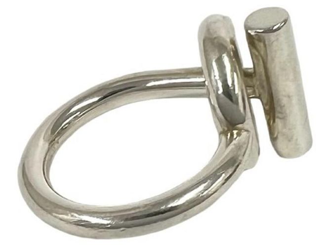 Ring Hermès Anello a fascia HERMES Echappé in argento sterling 925 - vista 5
