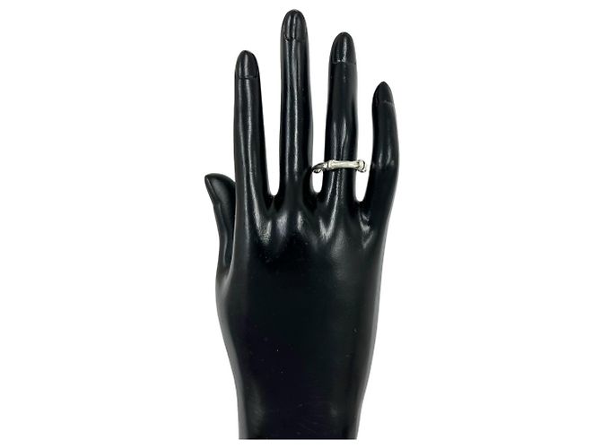 Autre Marque Anello Tiffany Vintage Bamboo Band in Argento 925 - vista 2