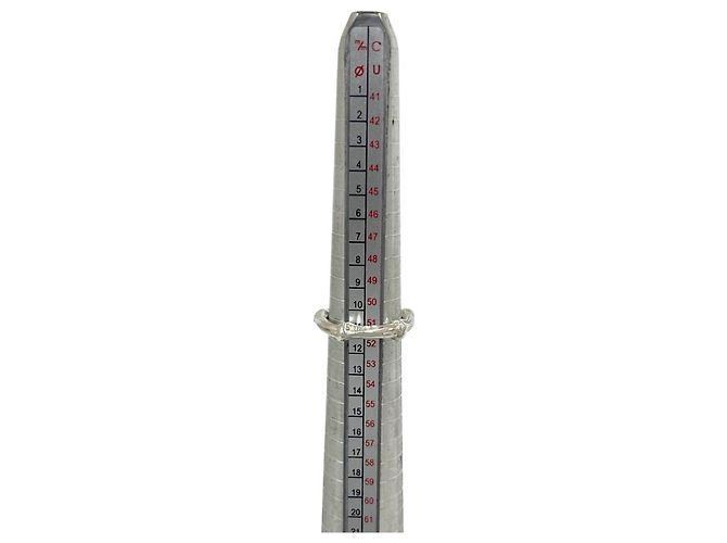 Autre Marque Anello Tiffany Vintage Bamboo Band in Argento 925 - vista 7