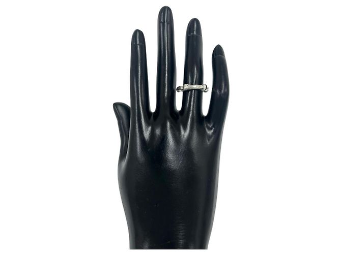 Autre Marque Anello Tiffany Vintage Bamboo Band - vista 2