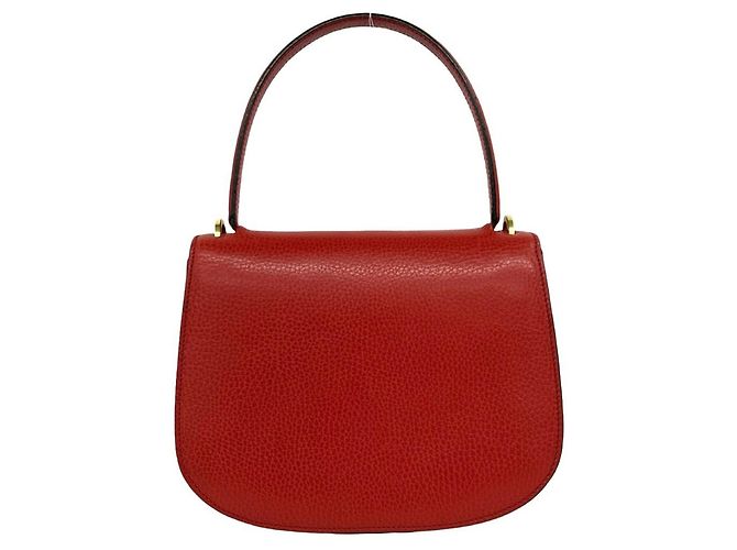Céline Celine Vintage Schultertasche aus Leder mit Hufeisen-Logo - Ansicht 3