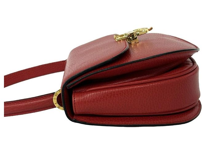 Céline Celine Vintage Schultertasche aus Leder mit Hufeisen-Logo - Ansicht 5