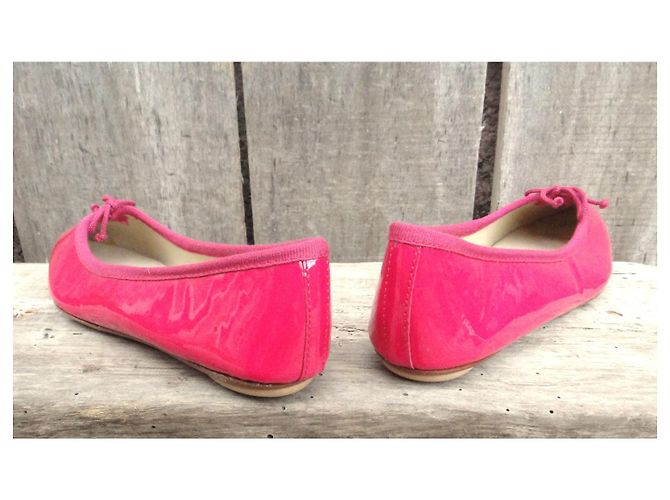 Autre Marque Bagllerina Bailarinas de Cuero Charol Rosa - vista 6