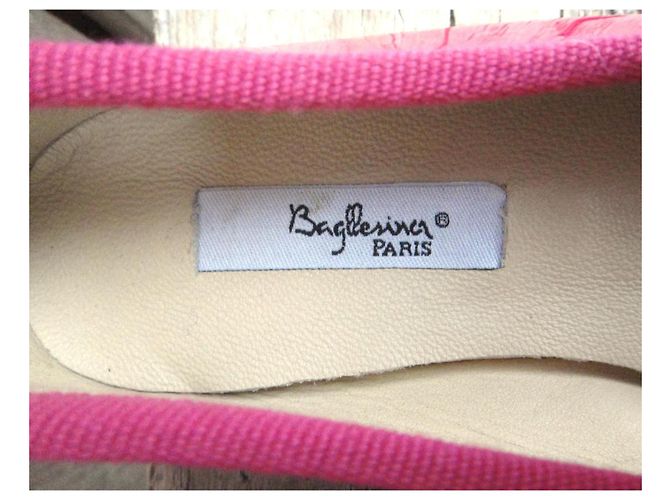Autre Marque Bagllerina Bailarinas de Cuero Charol Rosa - vista 8