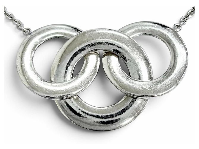 Autre Marque Tiffany & Co. 1837 Interlocking Circle 925 Long Necklace - vista 5