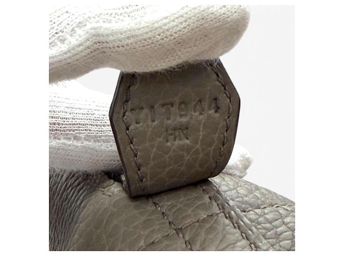 Hermès Sac à main Hermes Bolide 31 en Etain - vue 12